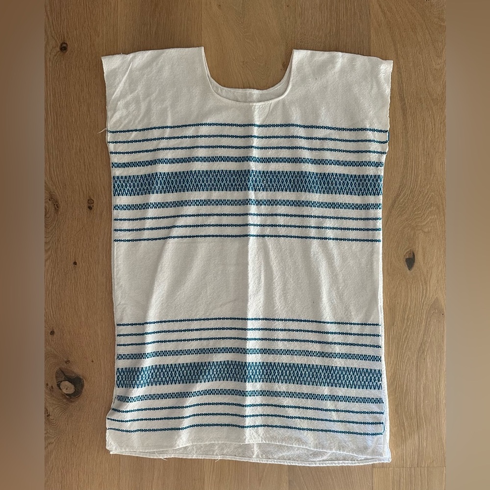 Hand Embroidered Striped Dress